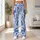 Blue Woodland Animals and Botanical Motifs for Yoga, Pilates and Everyday Wear Leggings - 11