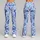 Blue Woodland Animals and Botanical Motifs for Yoga, Pilates and Everyday Wear Leggings - 9