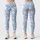 Soft Blue And White Daisy Blooms For Yoga, Pilates, Errands And Everyday Spring Style Leggings - 3