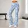 Soft Blue And White Daisy Blooms For Yoga, Pilates, Errands And Everyday Spring Style Leggings - 11