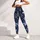 Pastel Mermaid Sea Life Beneath a Starry Ocean for Beach Days and Coastal Adventures Leggings - 4