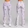 Lavender Daisy Blossoms for Yoga, Pilates, and Everyday Casual Style Leggings - 9