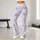 Lavender Daisy Blossoms for Yoga, Pilates, and Everyday Casual Style Leggings - 10