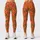 Orange Fuchsia Wildflowers for Yoga Pilates and Everyday Activewear Leggings - 3