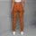 Orange Fuchsia Wildflowers for Yoga Pilates and Everyday Activewear Leggings - 6