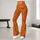 Orange Fuchsia Wildflowers for Yoga Pilates and Everyday Activewear Leggings - 10