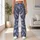 Lavender Blue Feather Motifs for Yoga, Pilates, and Everyday Wear Leggings - 11
