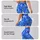Cobalt Blue and White Doodle Motifs for Yoga, Pilates, and Everyday Activewear Style Leggings - 8