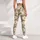 Ivory Golden Daisies for Yoga Pilates and Easy Everyday Wear Leggings - 5