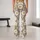 Ivory Golden Daisies for Yoga Pilates and Easy Everyday Wear Leggings - 10