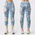 White Daisy Meadow on Sky Blue for Yoga, Pilates, Travel and Everyday Activewear Leggings - 3