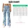 White Daisy Meadow on Sky Blue for Yoga, Pilates, Travel and Everyday Activewear Leggings - 7