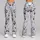 Monochrome Wildflower Sprigs for Yoga, Pilates, and Everyday Active Lifestyle Wear Leggings - 9