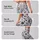 Monochrome Wildflower Sprigs for Yoga, Pilates, and Everyday Active Lifestyle Wear Leggings - 2