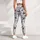 Monochrome Wildflower Sprigs for Yoga, Pilates, and Everyday Active Lifestyle Wear Leggings - 6