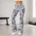 Monochrome Wildflower Sprigs for Yoga, Pilates, and Everyday Active Lifestyle Wear Leggings - 11