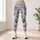 Monochrome Wildflower Sprigs for Yoga, Pilates, and Everyday Active Lifestyle Wear Leggings - 4