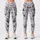 Monochrome Wildflower Sprigs for Yoga, Pilates, and Everyday Active Lifestyle Wear Leggings - 3