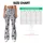 Monochrome Wildflower Sprigs for Yoga, Pilates, and Everyday Active Lifestyle Wear Leggings - 7