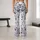 Monochrome Wildflower Sprigs for Yoga, Pilates, and Everyday Active Lifestyle Wear Leggings - 10