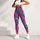 Vibrant Peacock Feather Motifs for Yoga, Pilates, and Everyday Colorful Lifestyle Leggings - 4