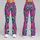 Vibrant Peacock Feather Motifs for Yoga, Pilates, and Everyday Colorful Lifestyle Leggings - 9