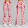 Red Heart Motifs for Yoga, Pilates, and Casual Everyday Style for Women on the Go Leggings - 9