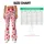 Red Heart Motifs for Yoga, Pilates, and Casual Everyday Style for Women on the Go Leggings - 7