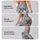 Silver Gray Diamond Geometry for Yoga, Pilates and Everyday Studio Style for Women Leggings - 2