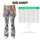 Silver Gray Diamond Geometry for Yoga, Pilates and Everyday Studio Style for Women Leggings - 7