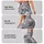 Silver Gray Diamond Geometry for Yoga, Pilates and Everyday Studio Style for Women Leggings - 2