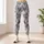 Silver Gray Diamond Geometry for Yoga, Pilates and Everyday Studio Style for Women Leggings - 6