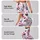 Pink Cherry Cupcakes and Sparkling Hearts for Sweet Everyday Activewear Style Leggings - 8
