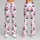 Pink Cherry Cupcakes and Sparkling Hearts for Sweet Everyday Activewear Style Leggings - 9