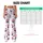 Pink Cherry Cupcakes and Sparkling Hearts for Sweet Everyday Activewear Style Leggings - 7