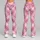 Blush Pink Tartan Checks for Yoga Pilates and Everyday Casual Style Leggings - 9