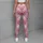 Blush Pink Tartan Checks for Yoga Pilates and Everyday Casual Style Leggings - 6