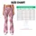 Blush Pink Tartan Checks for Yoga Pilates and Everyday Casual Style Leggings - 7