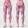 Blush Pink Tartan Checks for Yoga Pilates and Everyday Casual Style Leggings - 1