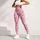 Tiny Red Hearts on Blush Pink for Yoga, Pilates and Everyday Casual Activewear Leggings - 4