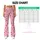 Tiny Red Hearts on Blush Pink for Yoga, Pilates and Everyday Casual Activewear Leggings - 7