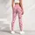 Tiny Red Hearts on Blush Pink for Yoga, Pilates and Everyday Casual Activewear Leggings - 5