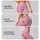 Tiny Red Hearts on Blush Pink for Yoga, Pilates and Everyday Casual Activewear Leggings - 2