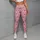 Tiny Red Hearts on Blush Pink for Yoga, Pilates and Everyday Casual Activewear Leggings - 4