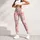 Blush Kitty and Strawberry Motifs for Yoga, Pilates, and Everyday Casual Style and Outings Leggings - 5