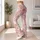Blush Kitty and Strawberry Motifs for Yoga, Pilates, and Everyday Casual Style and Outings Leggings - 11