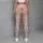 Blush Kitty and Strawberry Motifs for Yoga, Pilates, and Everyday Casual Style and Outings Leggings - 4
