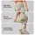 Cute Clover, Daisy and Ice Cream Motifs for Everyday Good Fortune and Cheerful Style Leggings - 2