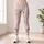 Soft Pink Organic Geometric Shapes for Studio Fitness and Everyday Activewear for Women Leggings - 4