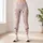 Soft Pink Organic Geometric Shapes for Studio Fitness and Everyday Activewear for Women Leggings - 6